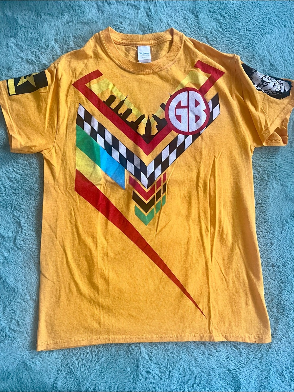 Yellow GORILLA BISCUITS Tee, Men's Small